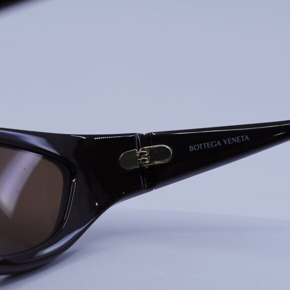Bottega Veneta BV1184S 002 Sunglasses Brown Rectangle Frame, Brown Lenses - Picture 7 of 11